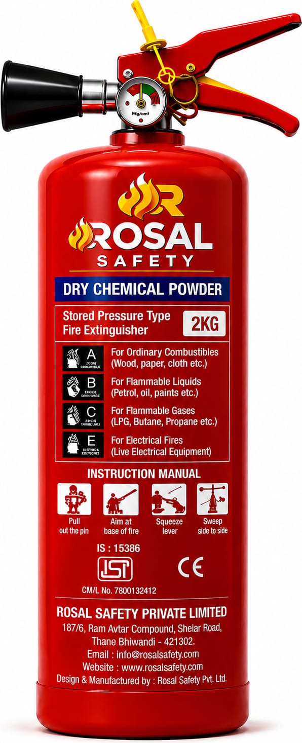 ABC Portable Fire Extinguisher 2KG