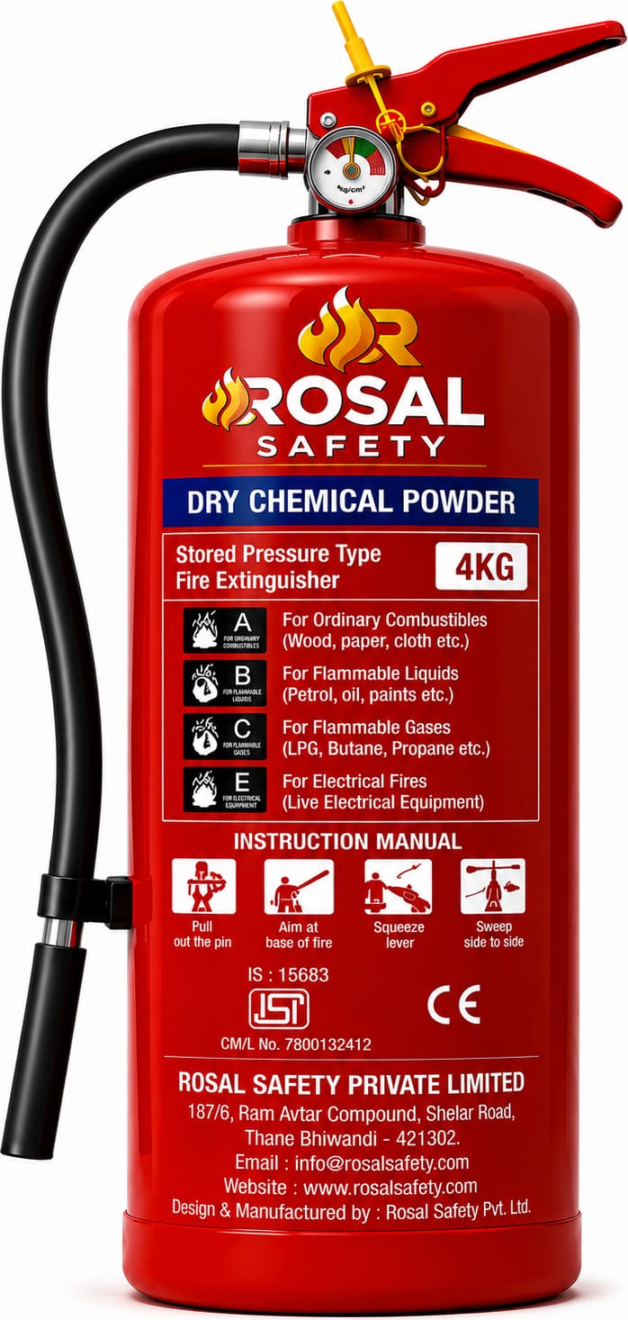 ABC Portable Fire Extinguisher 4KG