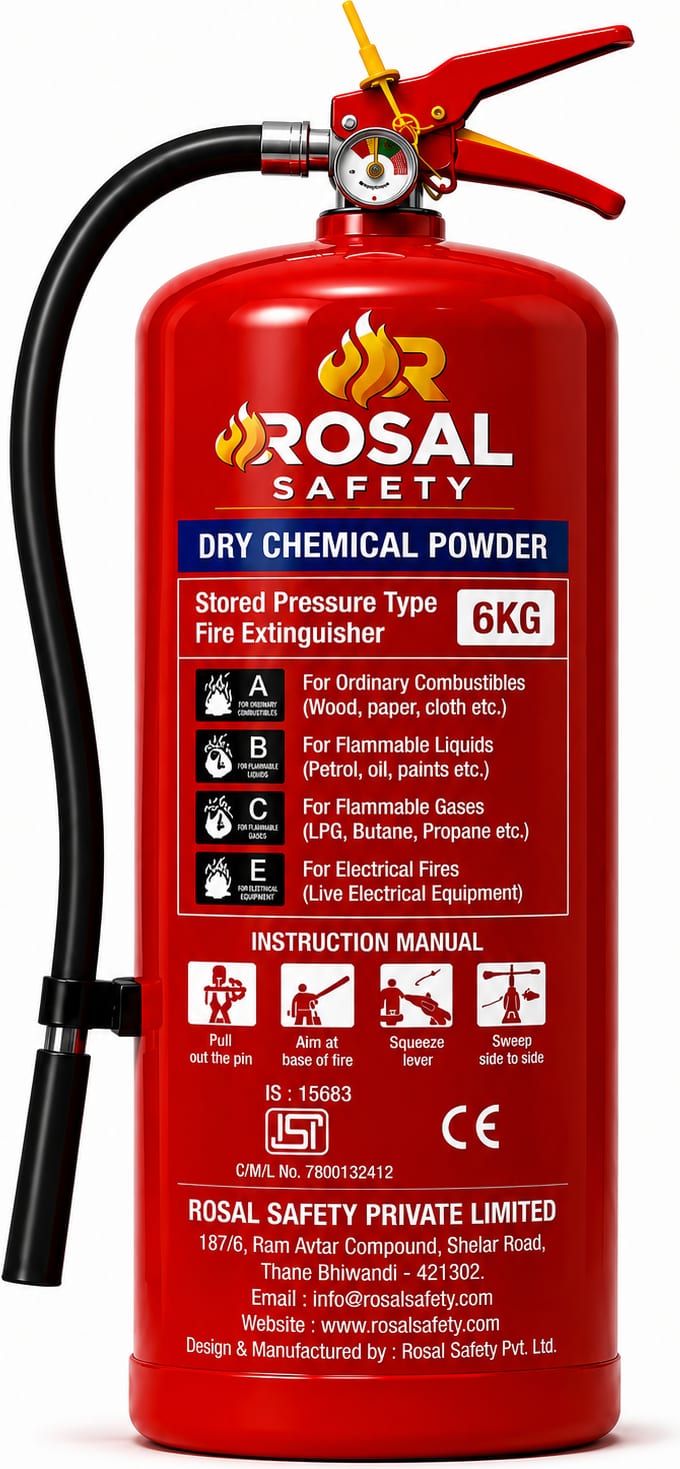 ABC Portable Fire Extinguisher 6KG
