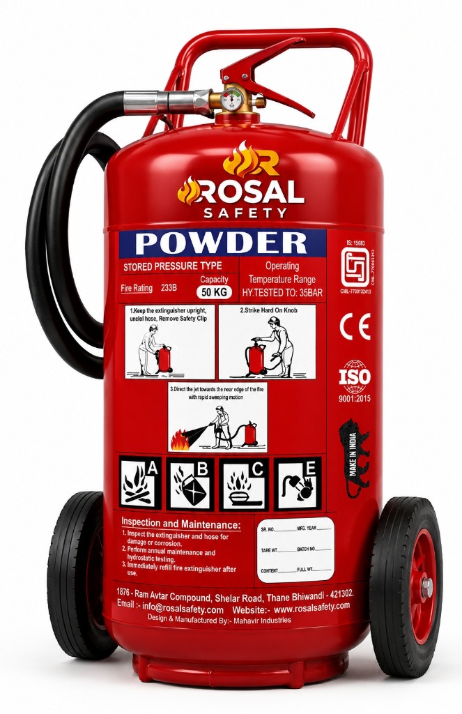 ABC Wheeled Fire Extinguisher (SP) 50KG