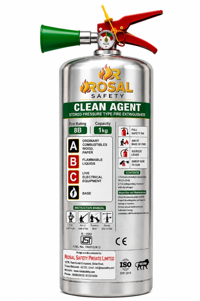 Clean Agent SS Fire Extinguisher