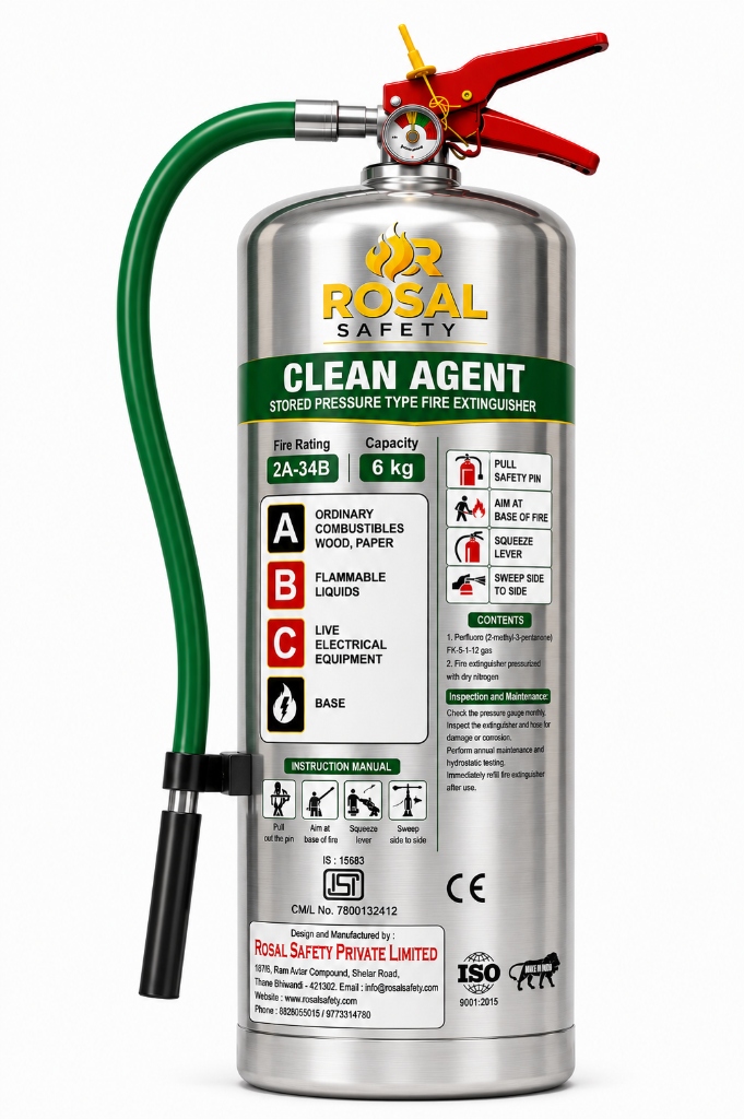 Clean Agent SS Fire Extinguisher 2KG