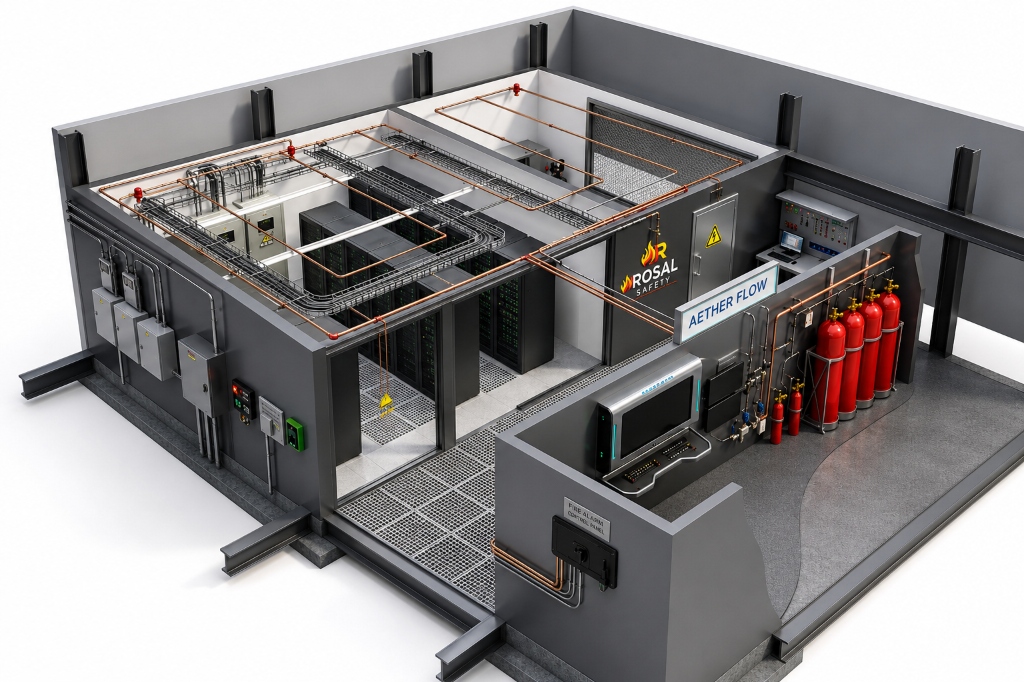 Co2 Flooding Fire Suppression System