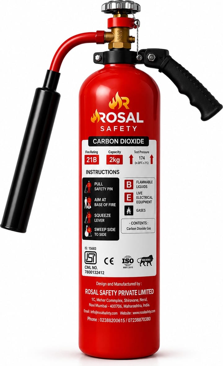CO2 Portable Fire Extinguisher 2KG