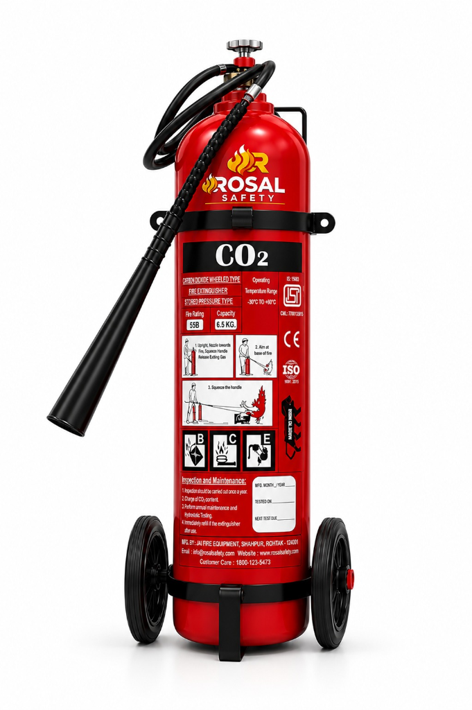 CO2 Wheeled Fire Extinguisher