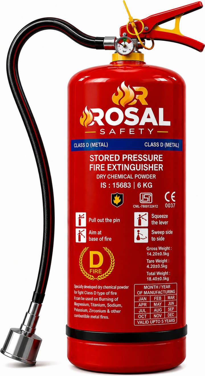 D-Type Metal Fire Extinguisher 6KG