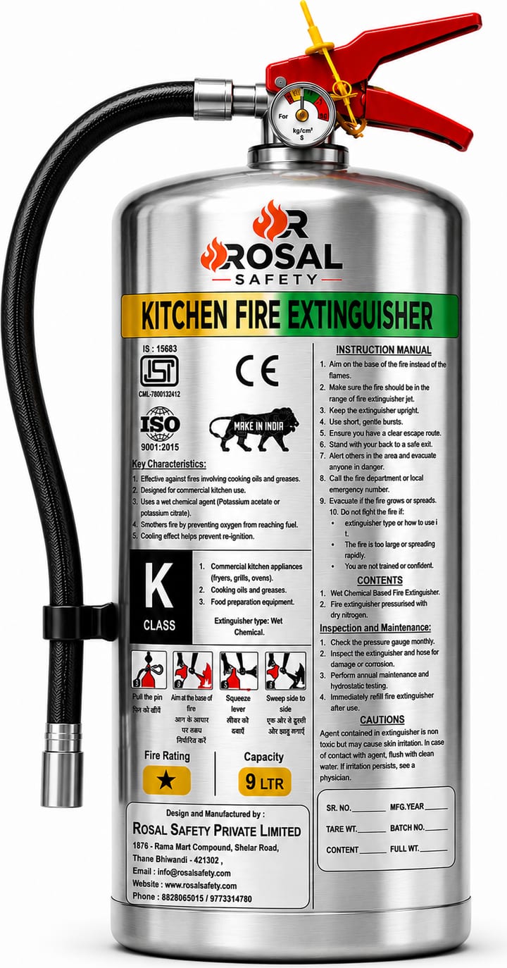 K-Type Kitchen Fire Extinguisher 9L