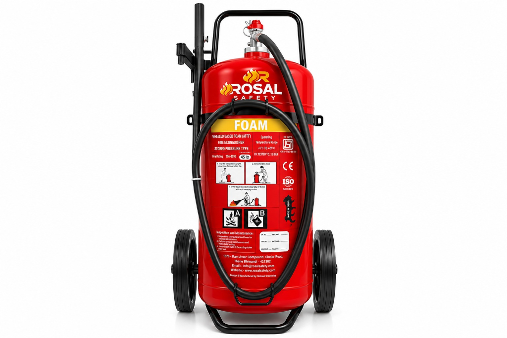 Mechanical Foam Wheeled Fire Extinguisher