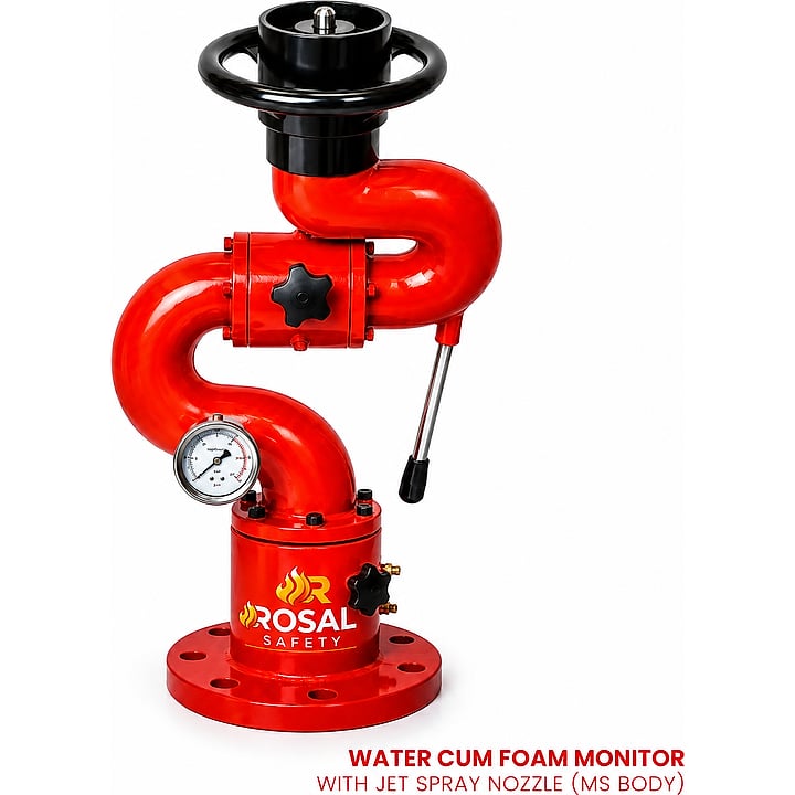 Water Cum Foam Monitor with Jet Spray MS Body
