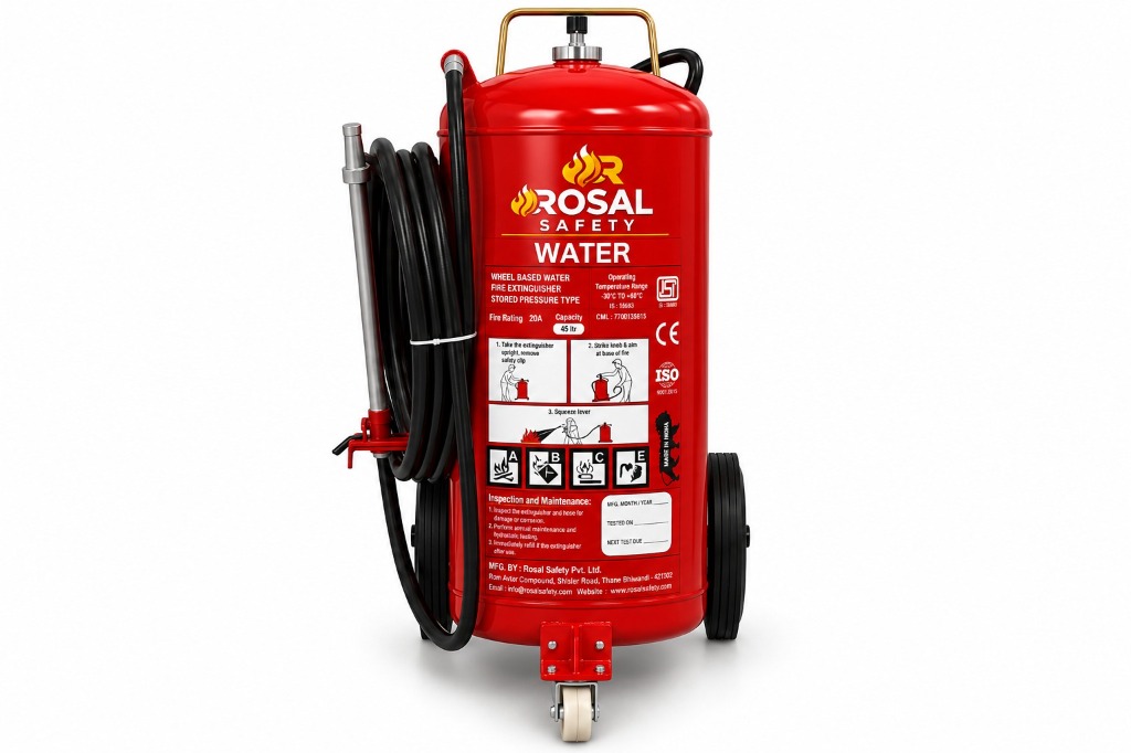 Water Wheeled Fire Extinguisher